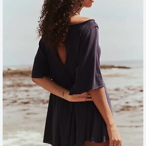 Free People Deep Blue Cover-Up